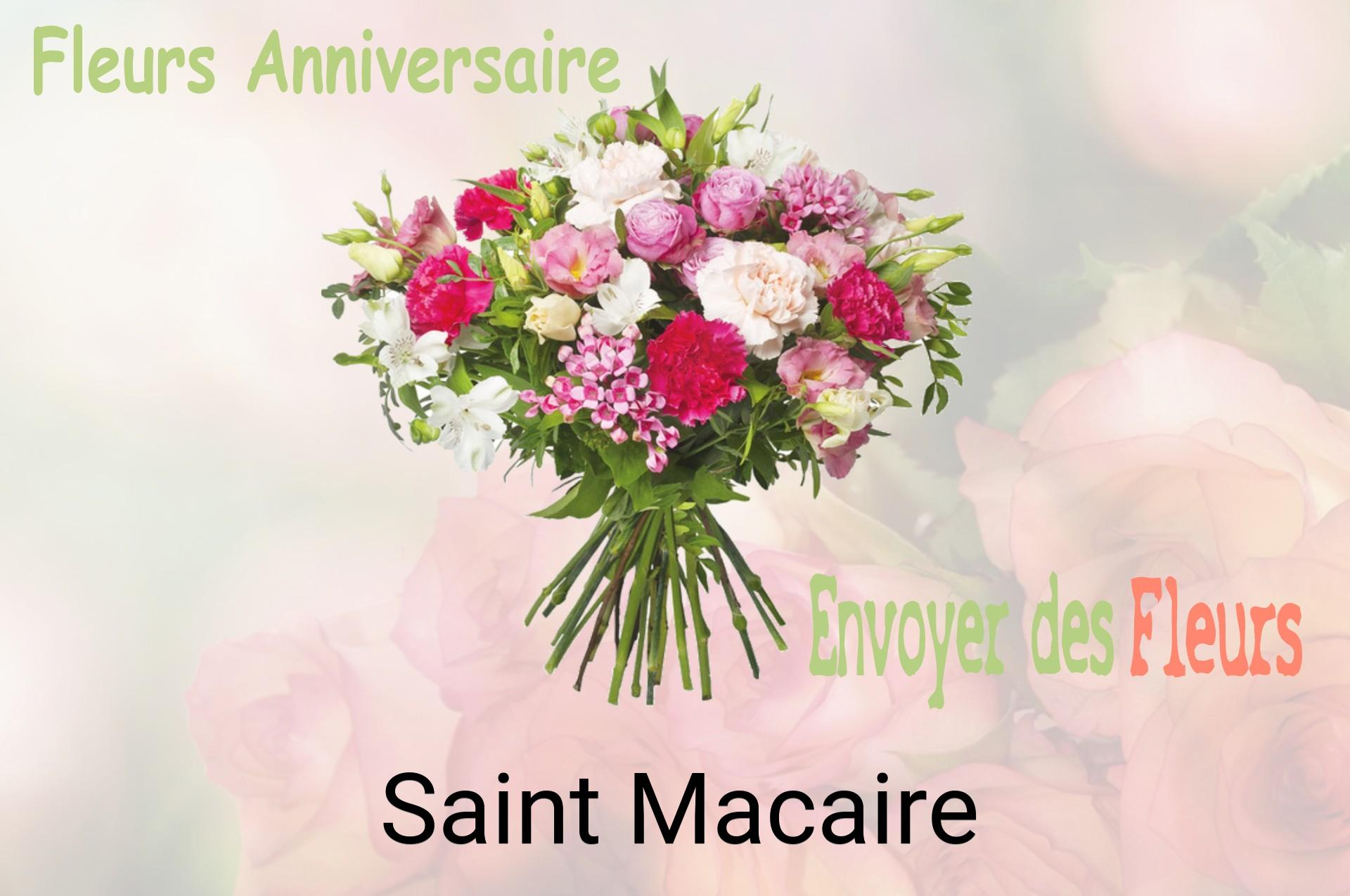 Bouquet de fleurs d’anniversaire livré à Saint-Macaire