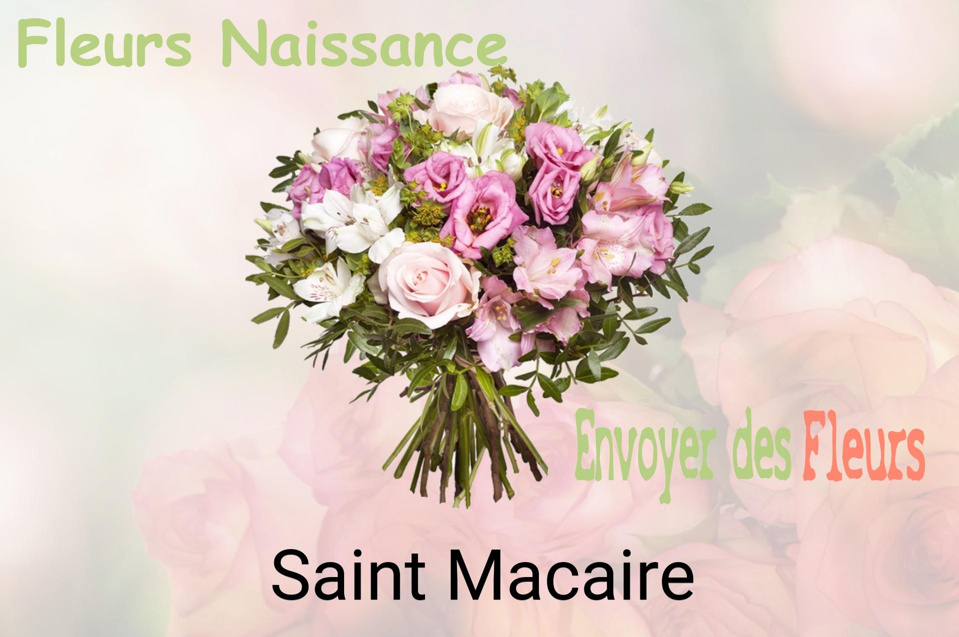 Bouquet de fleurs de naissance livré à Saint-Macaire